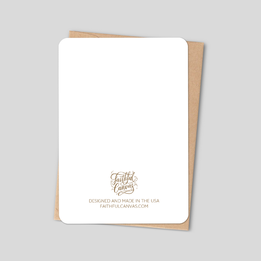 The Sermon on the Mount – Christian Greeting Card with Words of Jesus